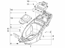 Schutzhelmgehäuse - Untersitz