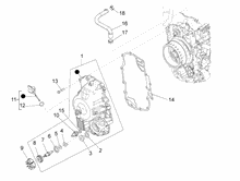 Schwungraddeckel - Ölfilter