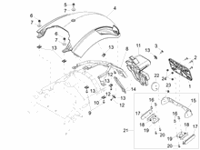 Hinteres schutzblech
