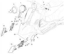 Vorderleuchten - Blinkleuchten