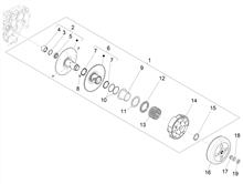 Getriebene riemenscheeiben
