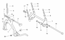 Fussrasten - Ständer