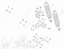 Hintere Radaufhängung - Stoßdämpfer