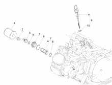 Schwungraddeckel - Ölfilter
