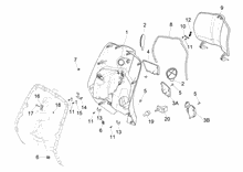 Vorderes Handschuhfach  - Schild-Rückseite