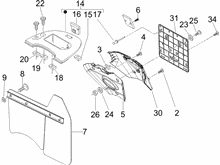 Hinterabdeckung - Kotflügellappen