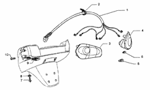 Bowdenzüge Hintere bremse-km-zähler-starter