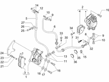 Bremschlauchen - Bremszangen