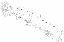 Getriebene riemenscheeiben
