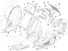 Hinterabdeckung - Kotflügellappen