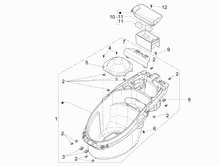Schutzhelmgehäuse - Untersitz