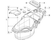 Schutzhelmgehäuse - Untersitz
