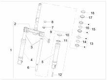 Vordere Radaufhängung/Federung - Stoßdämpfer