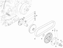 Antriebsriemenscheibe