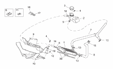 Öl- und Kraftstofftank