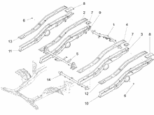 Vorderes Handschuhfach  - Schild-Rückseite