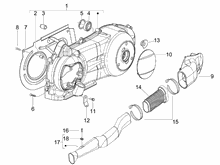 Kurbelwelledeckel - Kühlung kurbelgehäuse