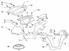 Stoßdämpfer hinten