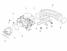 Vergaser, komplett - Ansaugstutzen