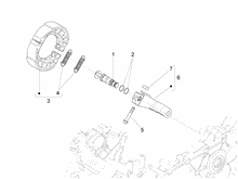 Hinterbremse - Bremsbackensatzen