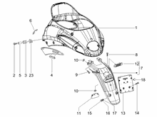 Hinterabdeckung - Kotflügellappen