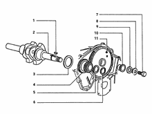 Engine securing part
