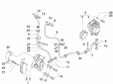 Bremschlauchen - Bremszangen