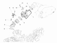 Drosselkörper - Einspritzdüse – Ansaugstutzen