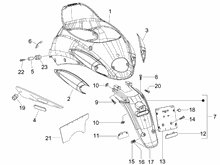 Hinterabdeckung - Kotflügellappen