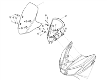 Windschild / Windschutzscheibe