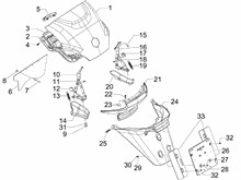 Hinterabdeckung - Kotflügellappen