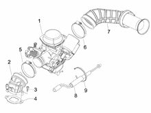 Vergaser, komplett - Ansaugstutzen
