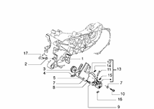Befestigung schaltsegment