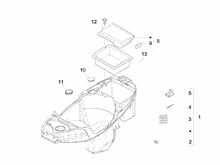 Schutzhelmgehäuse - Untersitz