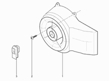 Schwungraddeckel - Ölfilter