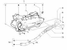 Kurbelwelledeckel - Kühlung kurbelgehäuse