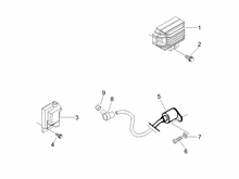 Spannungsreglerern - Elektronisches Steuergerern - Zündspule