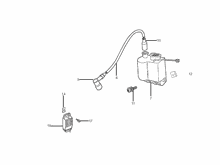Spannungsreglerern - Elektronisches Steuergerern - Zündspule