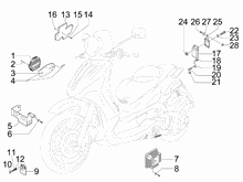 Spannungsreglerern - Elektronisches Steuergerern - Zündspule