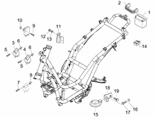 Fernschalteren - Batterie - Hupe