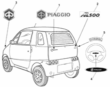 Bowdenzüge Hintere bremse-km-zähler-starter