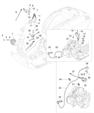 Spannungsreglerern - Elektronisches Steuergerern - Zündspule