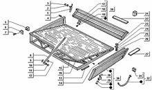 Seitlich kippbare ladeflache