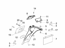Hinterabdeckung - Kotflügellappen