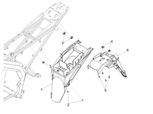 Hinteres schutzblech