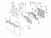 Hinterabdeckung - Kotflügellappen