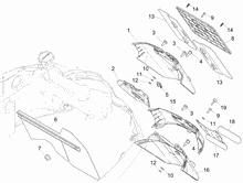 Hinterabdeckung - Kotflügellappen