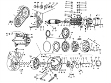 Kurbelgehause - Zylinder - Kurbelwelle