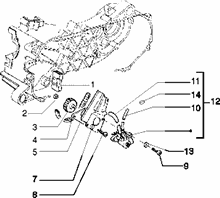 Befestigung schaltsegment
