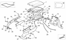 Rear headlight - Top box